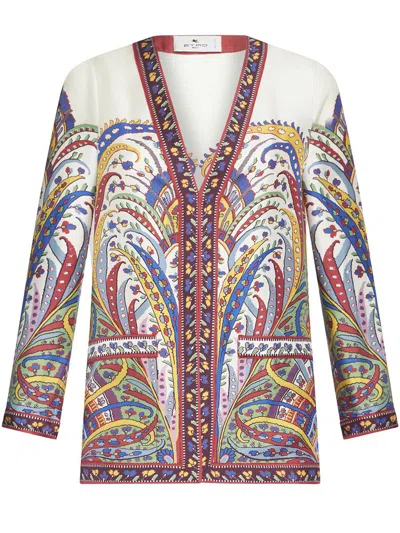 Etro Jacket Clothing In Multicolour