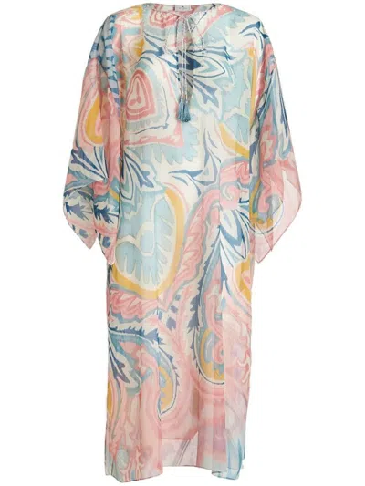 Etro Sea Kaftan Clothing In Multicolour