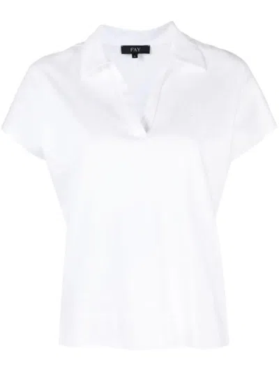 Fay Polo Clothing In White