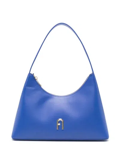 Furla Diamond S Shoulder  Bags In Blue