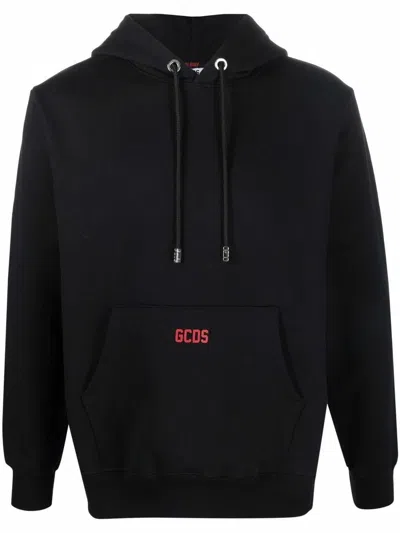 Gcds Logo Sweatshirt Clothing In Black