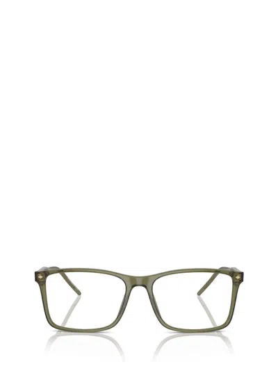 Giorgio Armani Eyeglasses In Transparent Green