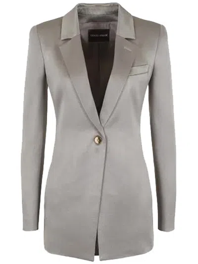 Giorgio Armani Jacket In Nude & Neutrals