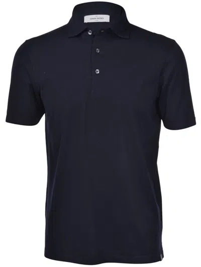 Gran Sasso Polo Clothing In Blue