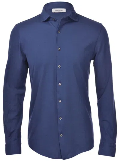 Gran Sasso Shirt Clothing In Blue