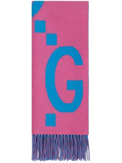 Gucci Scarf Accessories In Pink & Purple