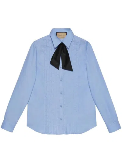 Gucci Shirt Clothing In Blue