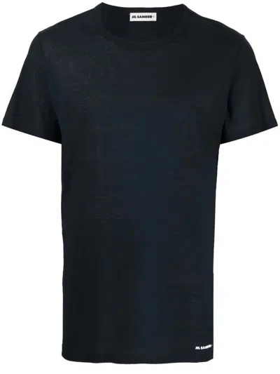 Jil Sander T-shirt Clothing In Blue