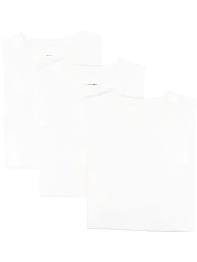 Jil Sander T-shirt With Ss 3pack Clothing In White