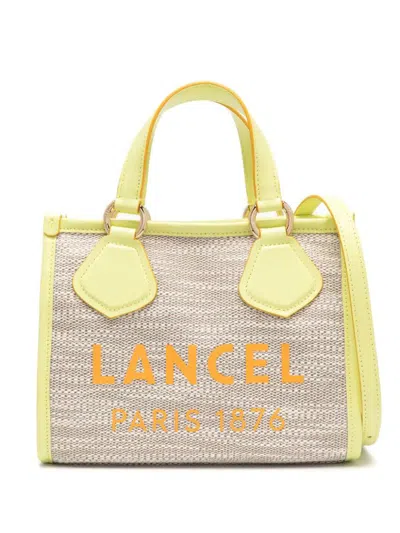 Lancel S Zip Tote Bags In Yellow & Orange