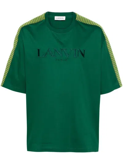 Lanvin Oversize T-shirt Clothing In Green