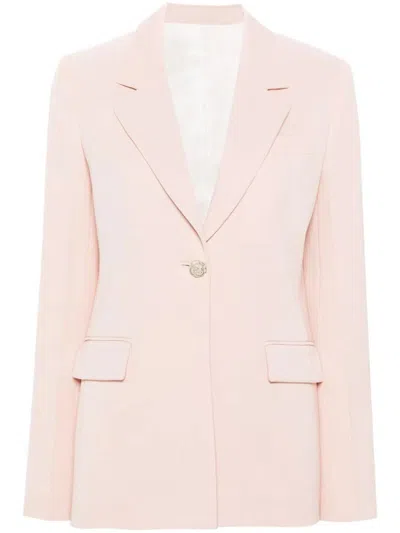 Lanvin Single-breasted Tailored Jacket Clothing In Pink & Purple