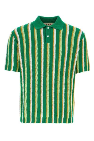 Marni Polo In Stripped