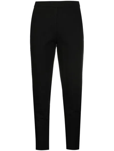 Michael Kors Collection Wool-blend Cigarette Pant In Black