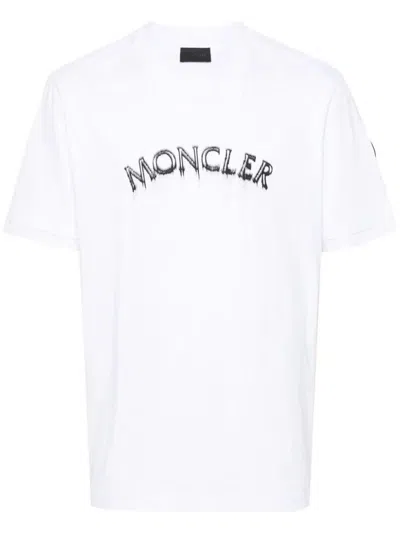 Moncler T-shirt Clothing In White