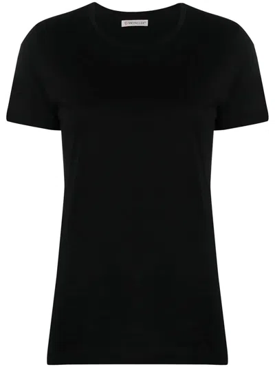 Moncler T-shirt Clothing In Black