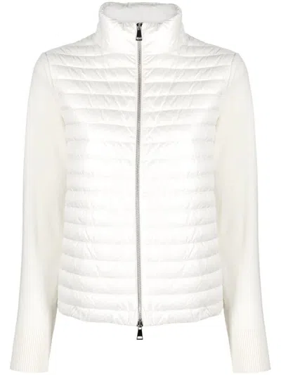Moncler Tricot Cardigan Clothing In White