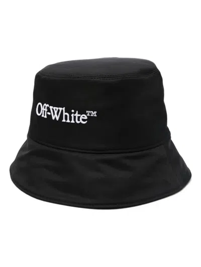 Off-white Bookish Bucket Hat In Black