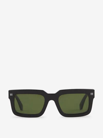 Off-white On2 Clip Rectangular Sunglasses In Cambio Cristal Mediante Imán