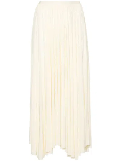 Philosophy Di Lorenzo Serafini Pizzo High Waist Skirt In White