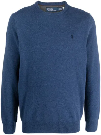 Polo Ralph Lauren Ls Cn Pp-ls-pullover Clothing In Blue