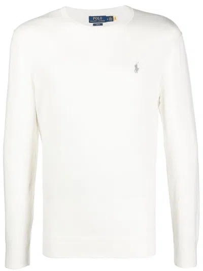 Polo Ralph Lauren Ls Sf Cn Pp-long Sleeve-pullover Clothing In Nude & Neutrals