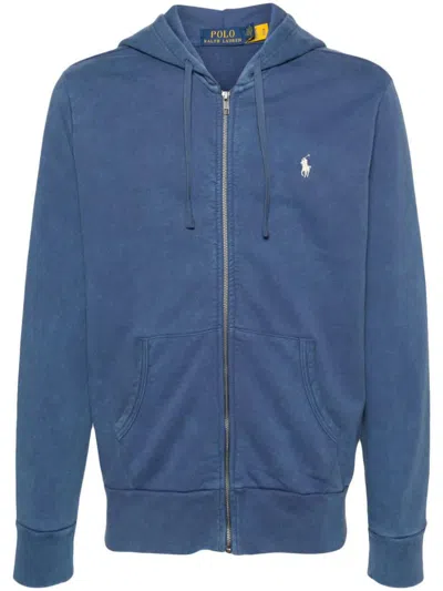 Polo Ralph Lauren Lsfzhoodm4-ls-weatshirt Clothing In Blue