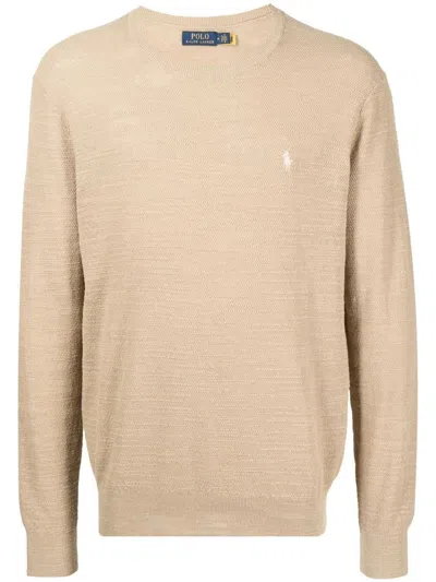 Polo Ralph Lauren Pullover Clothing In Nude & Neutrals