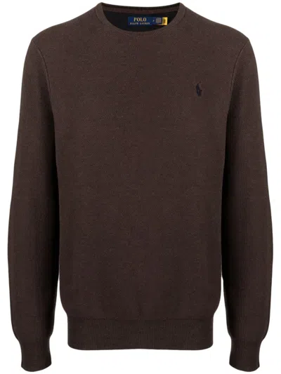 Polo Ralph Lauren Pullover Clothing In Brown