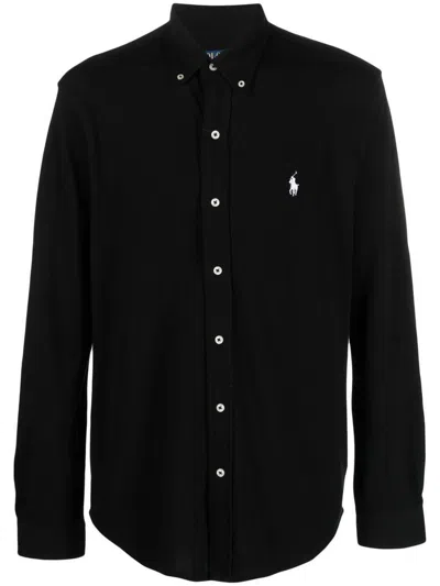 Polo Ralph Lauren Slbdppcs Long Sleeve Sport Shirt Clothing In Black