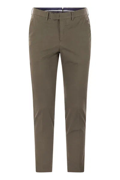 Pt Torino Master - Cotton Trousers In Brown