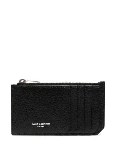 Saint Laurent Card Holder. Accessories In Black