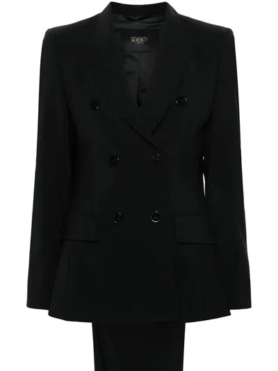 Seventy Venezia Suit Clothing In Black