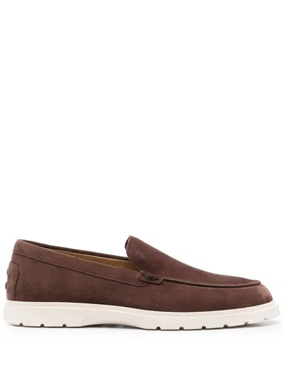 Tod's Loafer Shoes In Brown