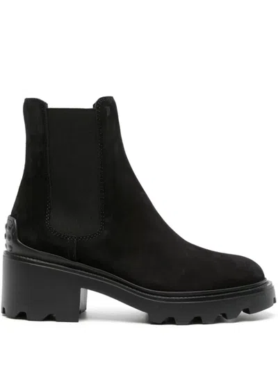 Tod's Tronchet Shoes In Black