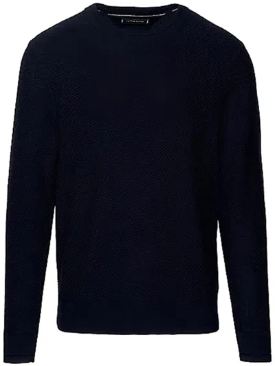 Tommy Hilfiger Dc Cotton Lyocell Crewneck Clothing In Blue