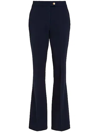 Tommy Hilfiger Gold Button Flare Pant Clothing In Blue