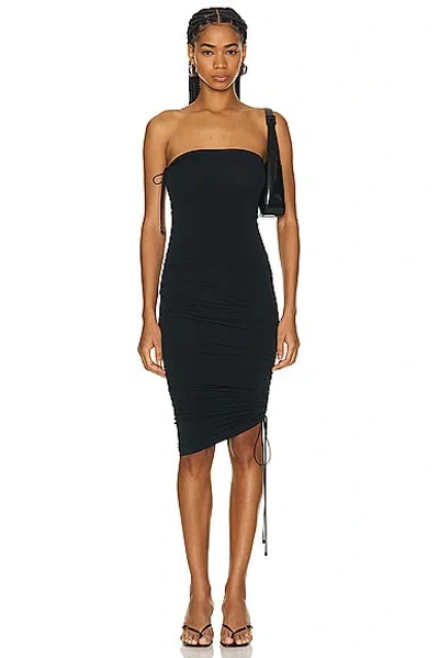 Wolford Fatal Draping Dress In Black