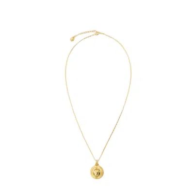 Versace Medusa Biggie Necklace  -  - Metal - Gold In Not Applicable