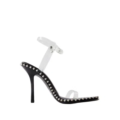 Alexander Wang Nova 105 Strappy Sandal In Pvc In White