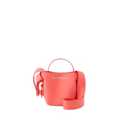 Acne Studios Musubi Micro Crossbody -  - Leather - Electric Pink In Red