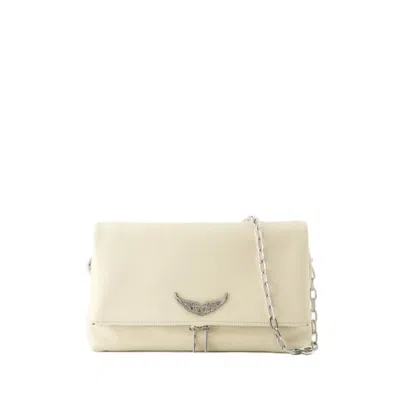 Zadig & Voltaire Rocky Swing Your Wings Crossbody - Leather - Beige