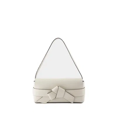 Acne Studios Musubi Knot Detailed Shoulder Bag In White