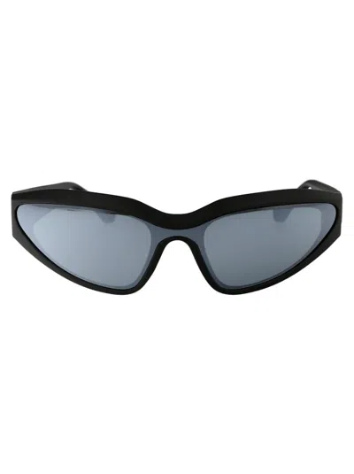 Karl Lagerfeld Shield Frame Sunglasses In Black