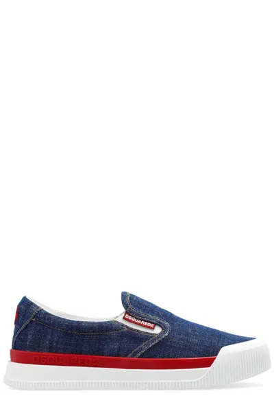 Dsquared2 New Jersey Slip-on Trainers In Blue