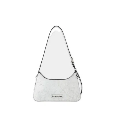 Acne Studios Platt Mini Shoulder Bag In White