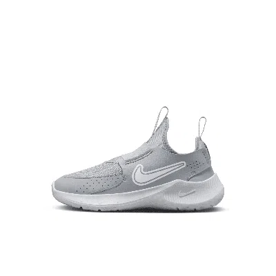 Nike Kids' Flex Runner 3 Slip-on Shoe In Grey