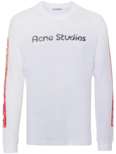 Acne Studios T-shirts & Tops In Opticwhite