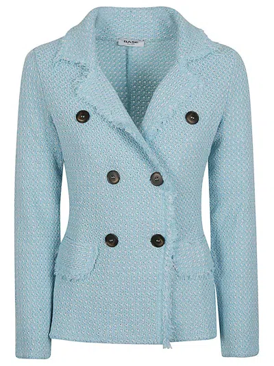 Base Milano Outerwear In Clear Blue