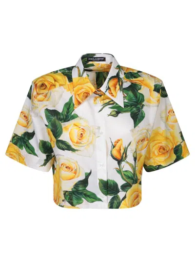 Dolce & Gabbana Shirts In Yellow